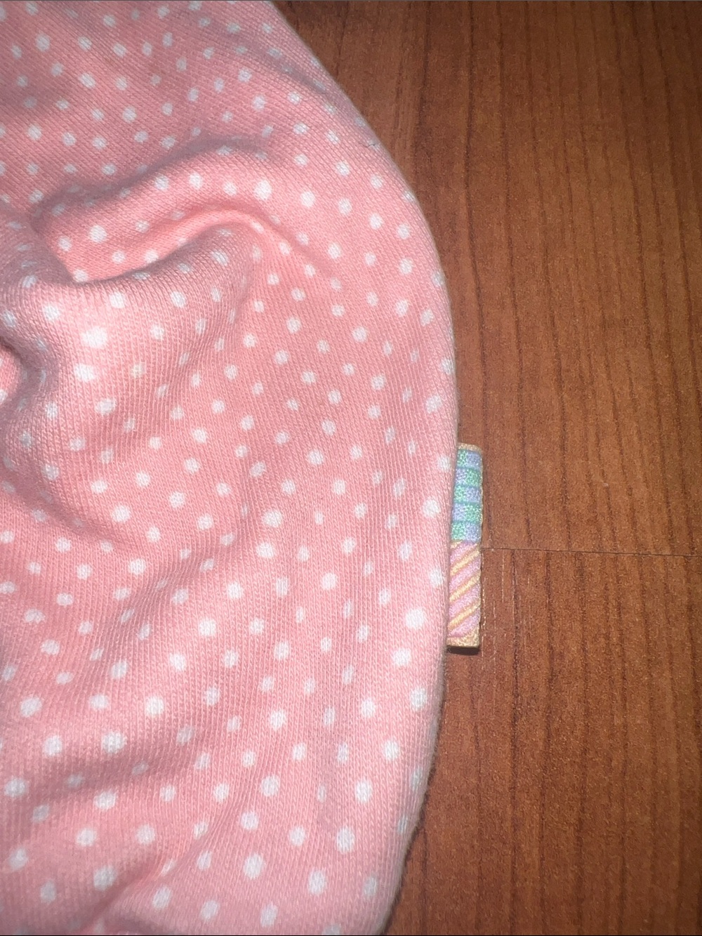 Vintage 🍋Lemon Embroidered Pink Polka Dot Infant Romper Pastel Plaid Collar 1998 - Picture 5 of 6
